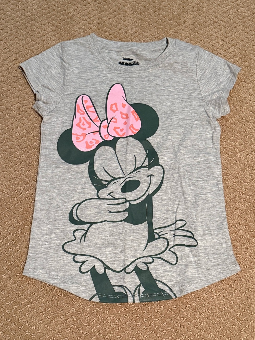 NWOT Minnie Mouse top. Size 7/8